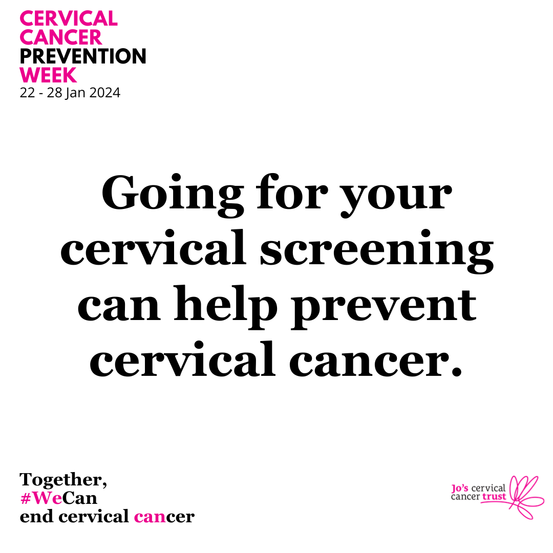 Going for your cervical screening can help prevent cervical cancer.