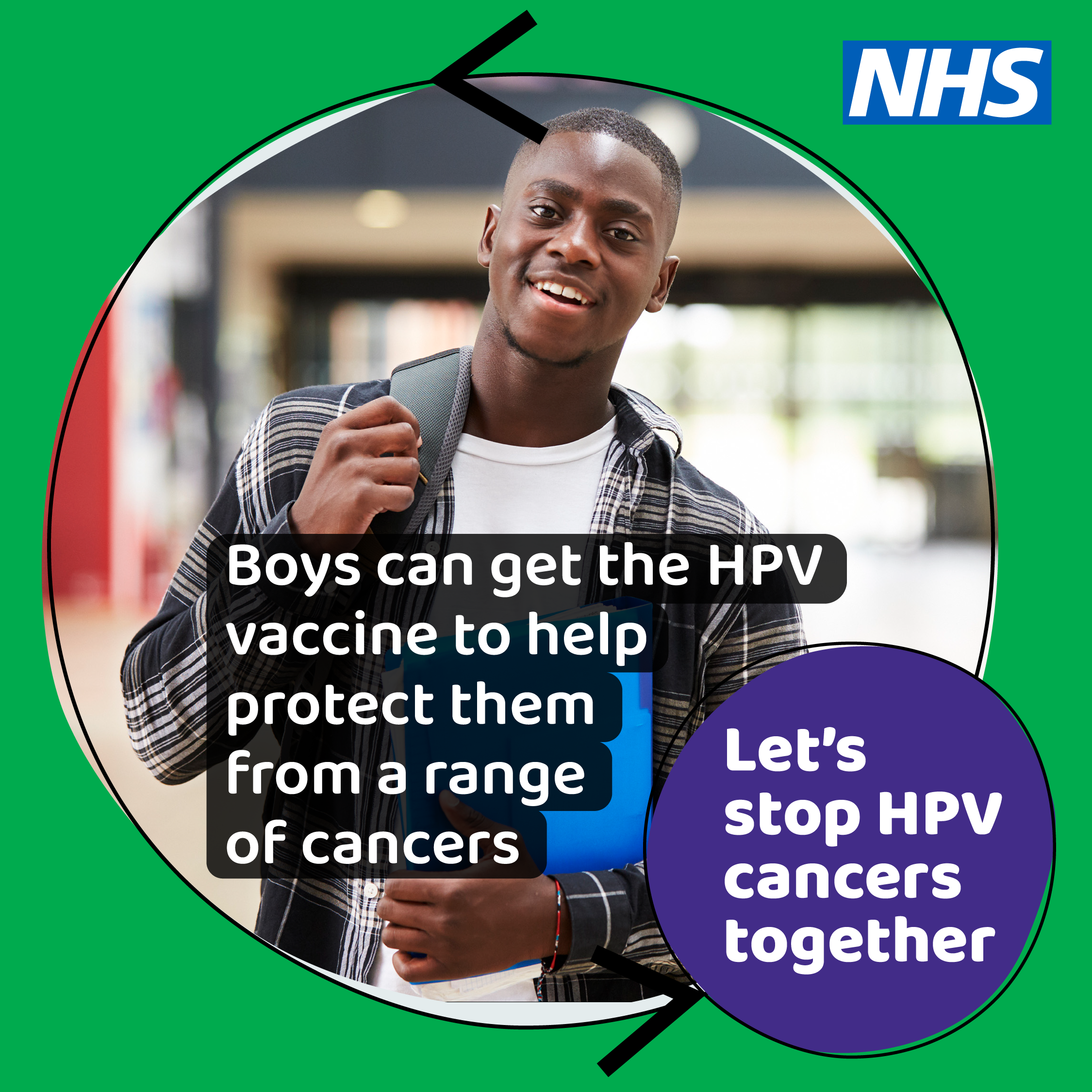 Boys can get HPV vaccine