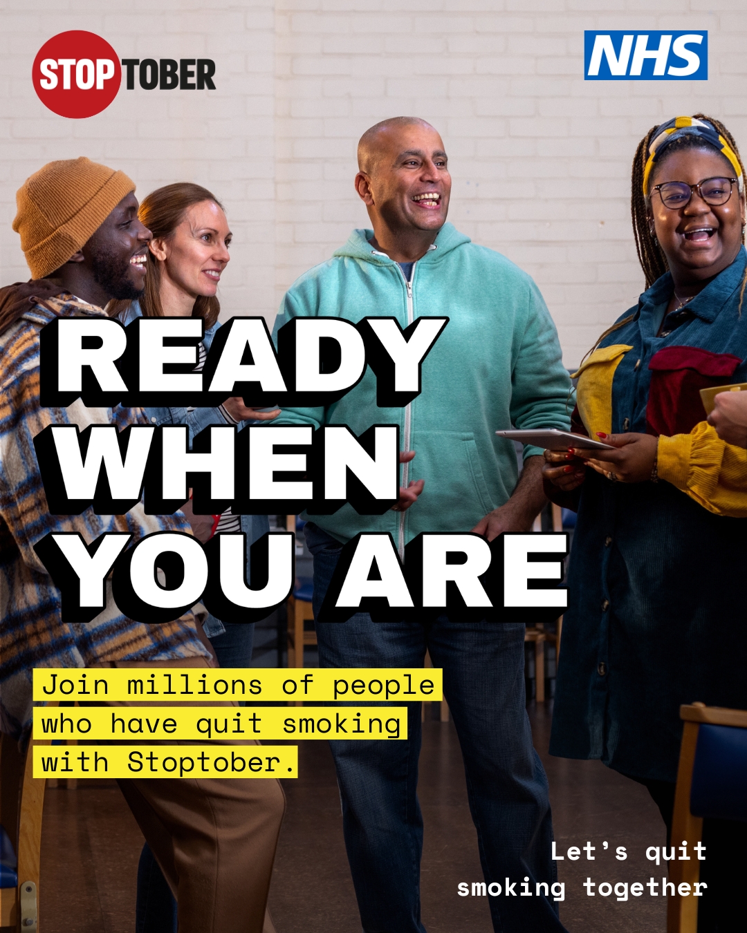Join millions who have quit smoking with Stoptober